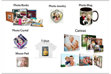 Photo gifts, mugs, canvas, photo books